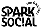 main logo - black w white border